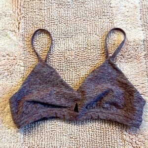 ALO Yoga Brown Triangle Bralette Intimates